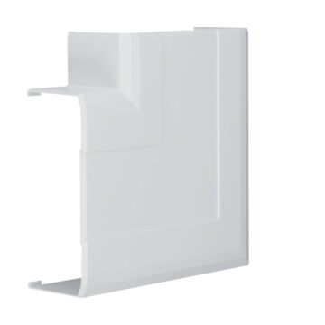 Brn, Vlakke Hoek Voor Goot 70X170 Mm, Lichtgrijs-HAGER