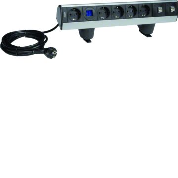 Bureaustekkerds Hdr 14 Wcd 1 2Xrj45 P/P Geëlox-HAGER