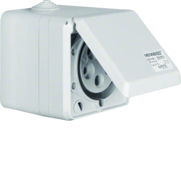 Cee Wcd Met Klapd. 5-Polig 32 A, Opbouw-HAGER