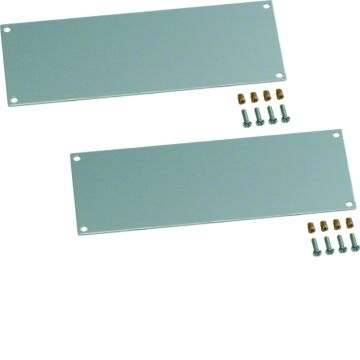 Daba Paar Eindplaten Alu Plafondkanaal 50X160Mm Ne-HAGER