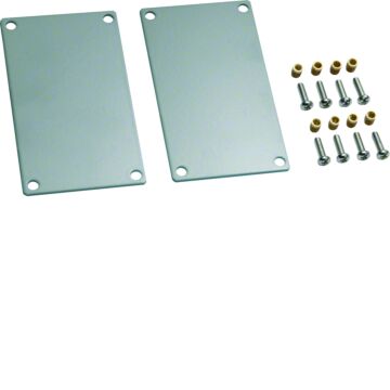 Daba Paar Eindplaten Alu Plafondkanaal 50X80 Mm Ne-HAGER