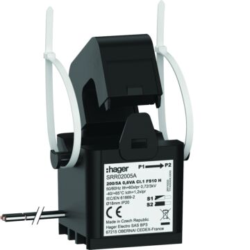 Deelbare Stoomtransfor Sc1 18Mm 200/5A 0,6 Va Kl 1-HAGER