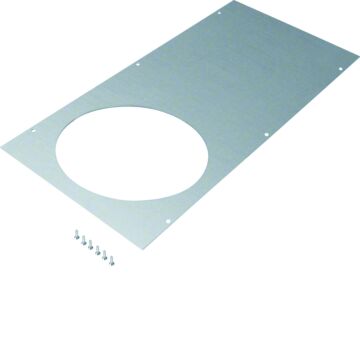 Deksel Bkf/Bkw 400X800Mm Gestanst R12 Rond 306Mm-HAGER