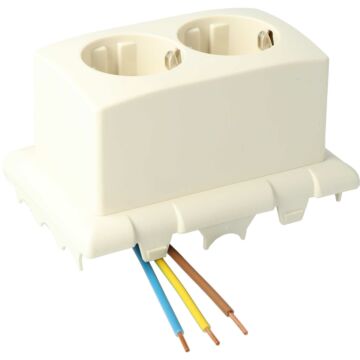 DEKSEL MET 2V WCD+RA 2183 WIT-ATTEMA