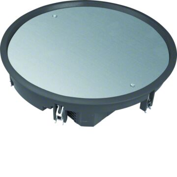Deksel R12 Rondx306Mm Zwart 12Mm Vloerafdekking-HAGER
