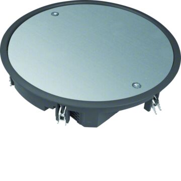 Deksel R12 Rondx306Mm Zwart 5Mm Vloerafdekking-HAGER
