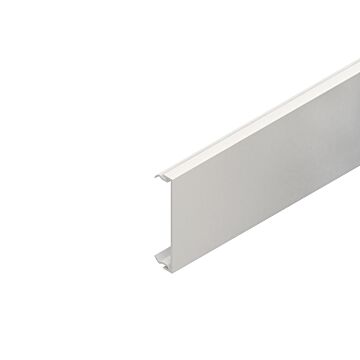 DEKSEL WANDGOOT KUNSTSTOF WIT 80MM RAL9010 (L=2M)-NIEDAX