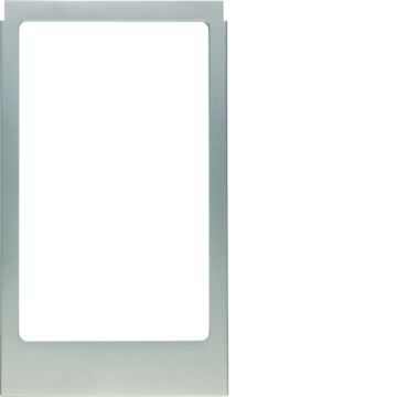 Designraam Groot, Hoekig, Edelstaal-HAGER