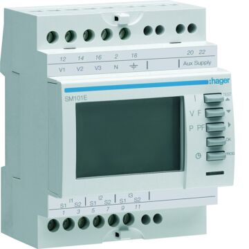Digitale Multimeter, Din-Rail-HAGER