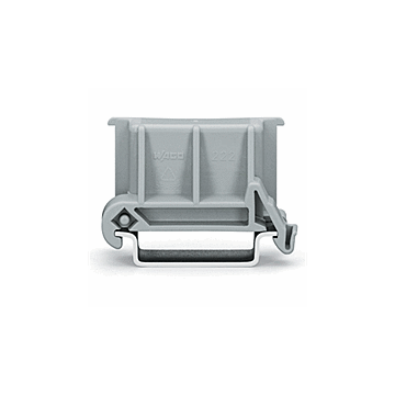 DIN-RAIL ADAPTER VOOR 2 3 5 DRAADS KLEM 6MM2-WAGO