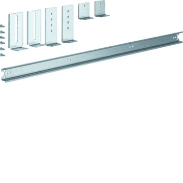 Din-Rail Met Verdiepsbeugels, 3 Velden 750 Mm-HAGER