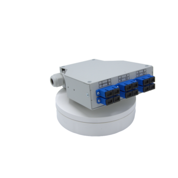 Din Rail Mount Fiber Load 6pc SC6D 128x130x36mm-GRAYLE