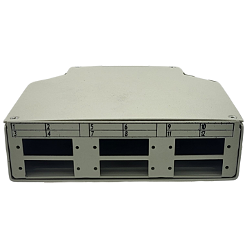 Din Rail Mount Fiber Splice LC6Q 128x130x36mm-GRAYLE