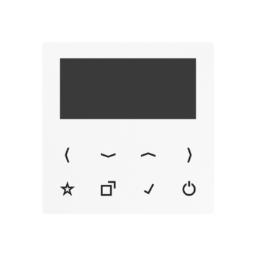 Display A500 alpine wit voor DAB+-JUNG