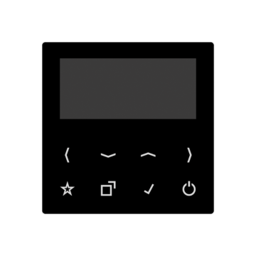 Display A500 zwart voor DAB+ met BT-JUNG