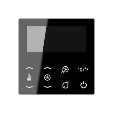 Display vr. kamerthermostaat Fan Coil-JUNG