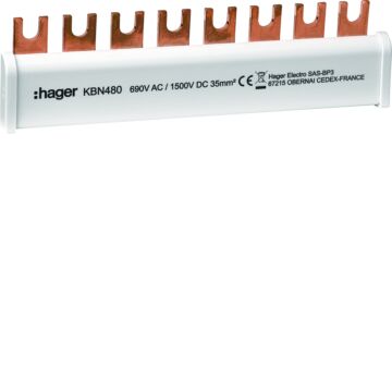 Doorverbindingsrail 4P 35 Mm² Voor Spa180-HAGER