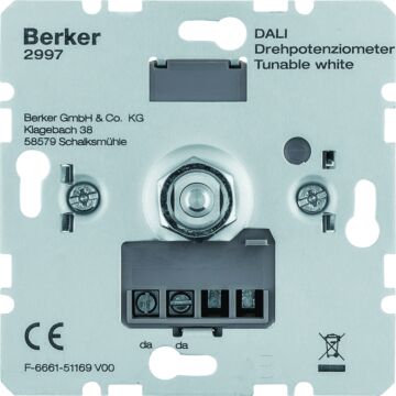 Draai-Potentiometer Dali Tunable White Soft-Klik-HAGER