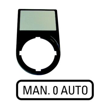 Drager, +schild, MAN 0 AUTO-EATON