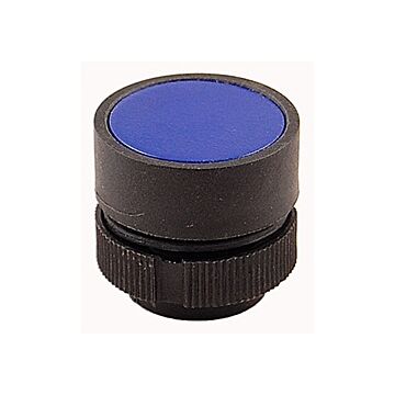 Drukknop IP65 plastic bl rond vlak-HK ELECTRI