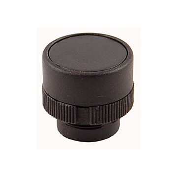 Drukknop IP65 plastic zw rond vlak-HK ELECTRI