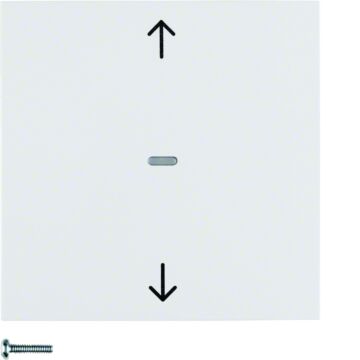 Drukknop-Opzetmod Jalbed S1/B3/B7 Polarwit Glz-HAGER