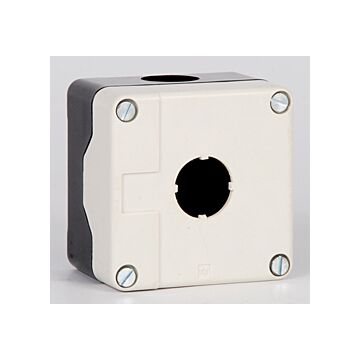 Drukknopkast leeg 1 gaats gr/zw-HK ELECTRI