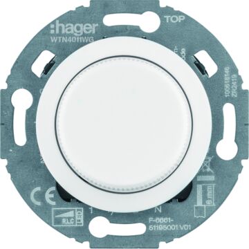 Ele Draaidimmer Comf (R L C Led) Soft-Klik 1930 Pw-HAGER