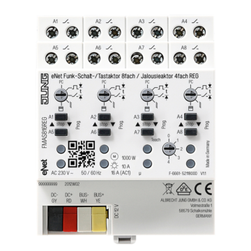 eNet combiactor 8/4-kanaals, DIN-rail-JUNG
