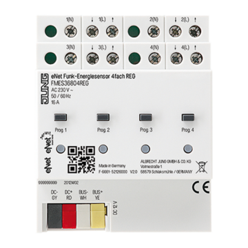 eNet energiesensor, 4-kanaals, DIN-rail-JUNG