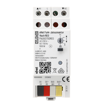 eNet jaloezieactor 1-kanaals, DIN-rail-JUNG