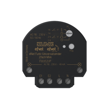eNet universeelzender, 2-kan. Inbouw-JUNG