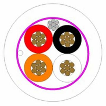 ALARMKABEL  4X0,22 Li-H(St)H B2ca BLANK-HOF