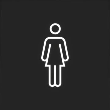 Folie Led-Signaalinzetstuk "Vrouwelijk" Ool Ax/Cx-HAGER