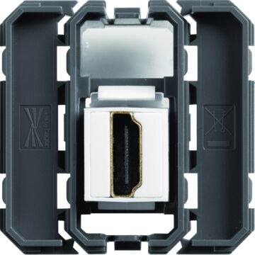 Gallery Hdmi-Aansluitpunt Stekerverbinding 22,5 Mm-HAGER