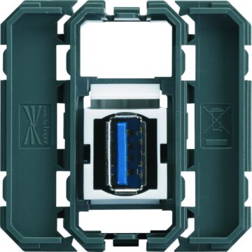 Gallery Usb 30-Aansluitpunt Stekerverb 22,5Mm-HAGER