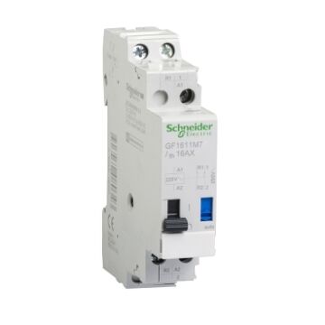 GF IMPULSRELAIS 2P(M+V) 16A STUURSP: 220V AC-SCHNEIDER