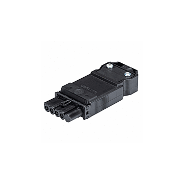 GST15I4S FEMALE CONNECTOR 4-POLIG ZWART-WIELAND