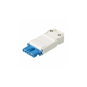 GST15I5S FEMALE CONNECTOR 5-POLIG LICHTBLAUW-WIELAND