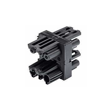 GST18 3-POLIGE  H-SPLITTER ZWART-WIELAND