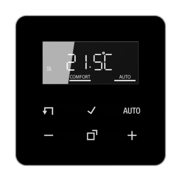 HOME thermostaatdisplay CD zwart-JUNG