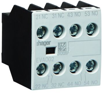 Hulpcblok 2No2Nc Ev007Ev038 Evn022..Evn045-HAGER