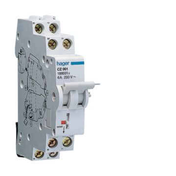 HULPCONTACT 2M+2V 25/40/63A-HAGER
