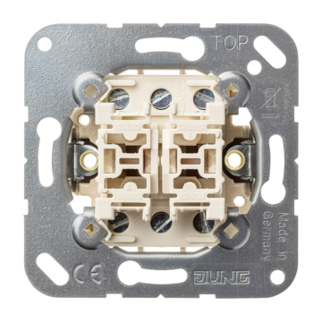 Impulsdrukker m.2x2 maakcontacten+nulst.-JUNG