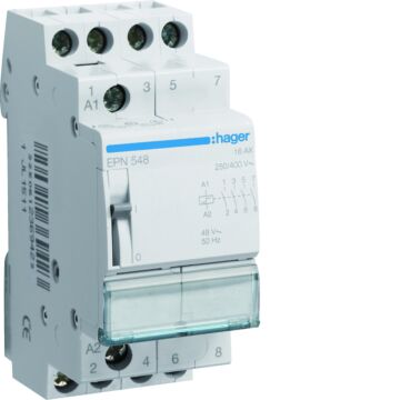 Impulsrelais 16 A, 4 Maak, 48 V Ac-HAGER
