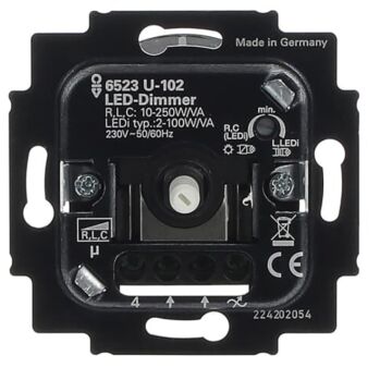 INB.DIMMER LED DRAAI 100VA 6523U102-BUSCH JAEG