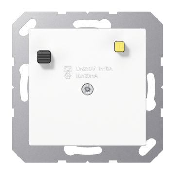 Inbouw aardlekschak. 30mA A(S) alpinwit-JUNG