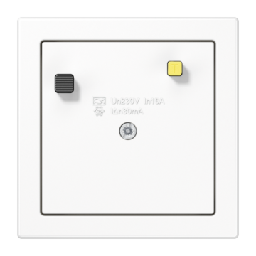 Inbouw aardlekschak. 30mA LS alpinwit-JUNG