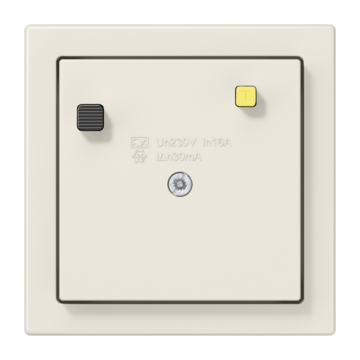 Inbouw aardlekschak. 30mA LS wit-JUNG