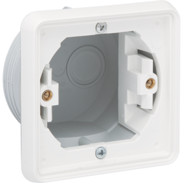 INBOUWDOOS ENKEL WIT 701-73000 1V-NIKO